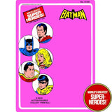 Batman 1976 Official WGSH Retro Blister Card For 8” Action Figure