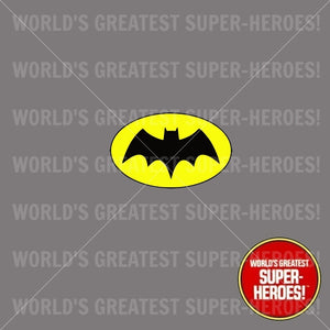 Batman 1978 Cartoon Custom Vinyl Decal Emblem Sticker for WGSH 8" Figure