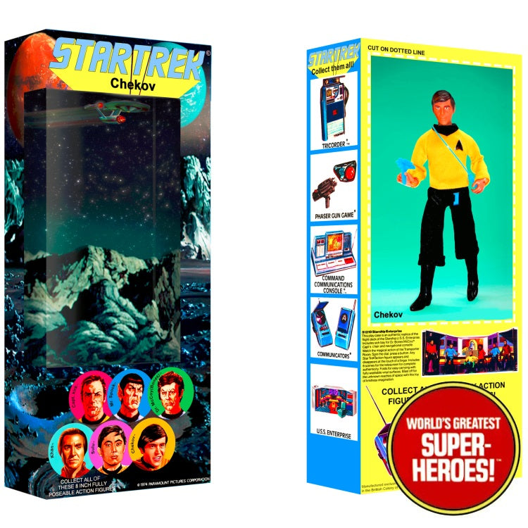 Star Trek: Chekov Custom Box For 8” Action Figure
