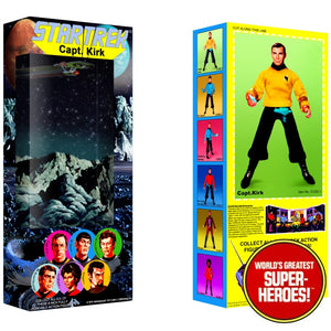 Star Trek: Captain Kirk Custom Box For 8” Action Figure