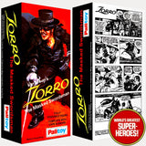 Zorro Custom 8” Action Figure w/ Reprodution Plaitoy Box