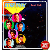 Star Trek: Captain Kirk Retro Blister Card V2.0 For 8” Action Figure