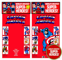 Captain America WGSH Retro Kresge Card For 8” Action Figure