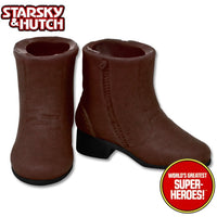 Starsky & Hutch: Hutch Custom Brown Boots Shoes Set for 8