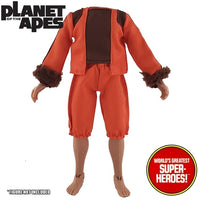 Planet of the Apes: Dr. Zaius Orange Shirt & Pants Outfit Custom for 8” Action Figure
