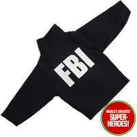 LJN Black FBI Jacket Retro for SWAT Rookies Emergency 8