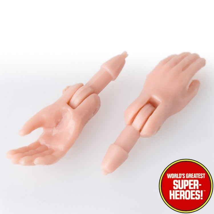 Flesh Tone Hands for Female Type 2 Retro Body 8” Action Figure