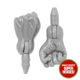 Type S Bandless Male Grey Fist Hand Upgrade 8" Action Figure