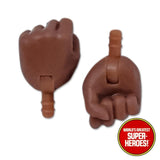 Type S Bandless Female Brown Closed Hands Fist for 8" Action Figure