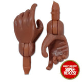 Type S Bandless Male Brown Trigger Finger Hand Upgrade 8" Action Figure