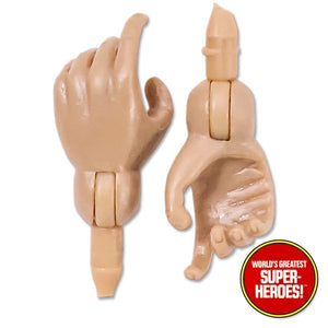 Mego Retro Type S Bandless Male Body Trigger Finger Hand Upgrade 8" Action Figure - Worlds Greatest Superheroes