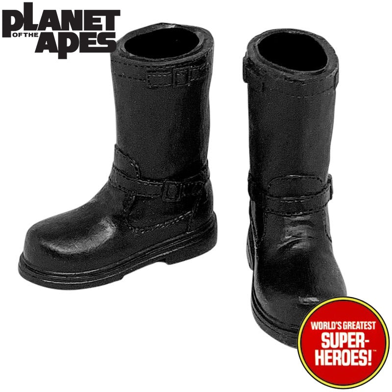 Planet of the Apes: Custom Black Rubber Boots for 8” Action Figure