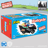 DC Comics Mego Retro Batman Batcycle Playset (Black) - Worlds Greatest Superheroes