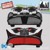 DC Comics Mego Retro Batman Batmobile Playset (Black) - Worlds Greatest Superheroes