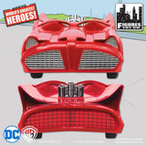 DC Comics Mego Retro Batman Batmobile Playset (Red) - Worlds Greatest Superheroes