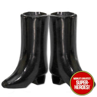 Invisible Girl Boots Mego World's Greatest Superheroes Repro for 8” Action Figure - Worlds Greatest Superheroes
