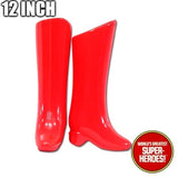 Wonder Woman Custom Red Boots for World's Greatest Superheroes 12” Action Figure