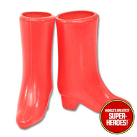 Wonder Woman Boots Mego World's Greatest Superheroes Repro for 8” Action Figure - Worlds Greatest Superheroes