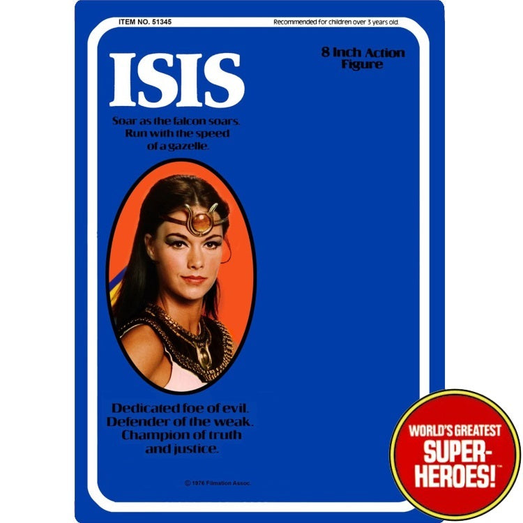 Isis WGSH Retro Blister Card For 8” Action Figure