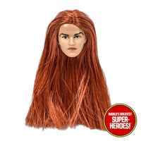 Light Red Hair Type S Female Head for Custom 8” Action Figure