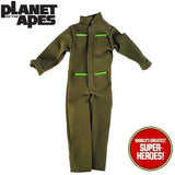 Planet of the Apes: Conquest Chimp Green Slave Outfit for Retro 8” Action Figure