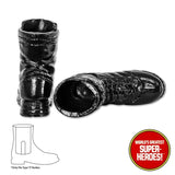 Type S Male Black Military Boots For 8” Action Figure