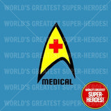 Star Trek: Medical Die Cut Decal Emblem Sticker for 8" Action Figure