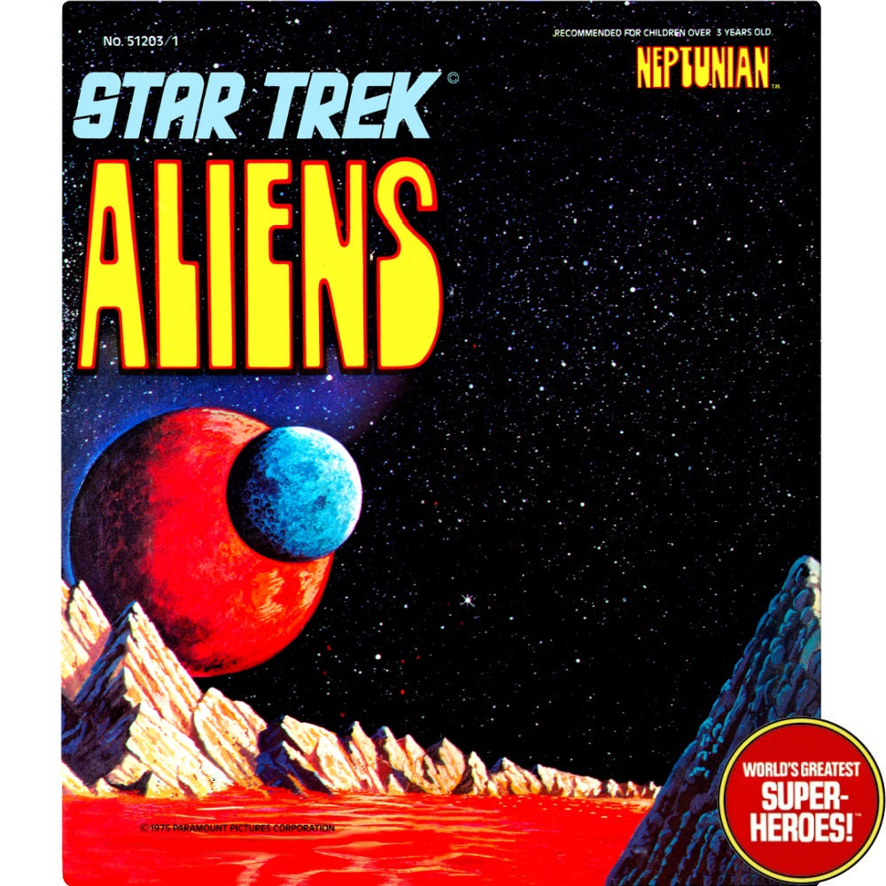 Star Trek Aliens: Neptunian Retro Blister Card For 8” Action Figure