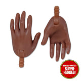 Type S Bandless Female Brown Spell Cast Open Hands for 8" Action Figure