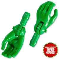 Light Green Hands for Male Type 2 Retro Body 8” Action Figure