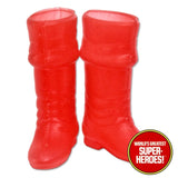 Captain America Custom Boots Mego World's Greatest Superheroes for 8” Action Figure - Worlds Greatest Superheroes