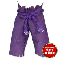 Hulk Purple Pants Mego World's Greatest Superheroes Repro for 8” Action Figure - Worlds Greatest Superheroes