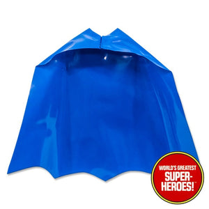 Batman Removable Cowl Vinyl Cape Mego WGSH Reproduction for 8” Action Figure - Worlds Greatest Superheroes
