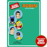Robin 1977 WGSH Retro Blister Card For 8” Action Figure