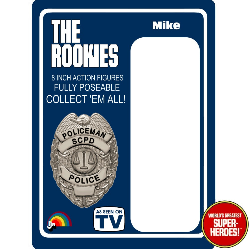 The Rookies TV Series: Mike Custom Blister Card For 8” Action Figure