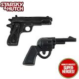 Starsky Gun and Hutch Pistol Revolver Retro Set for 8" Action Figure