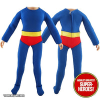 Superman Replica Blue and Red Bodysuit Bodysuit for WGSH Retro 8” Figure