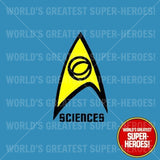 Star Trek: Sciences Die Cut Decal Emblem Sticker for 8" Action Figure