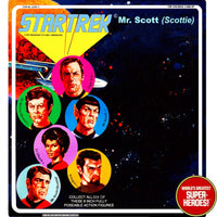 Star Trek: Mr. Scott (Scottie) Retro Blister Card V2.0 For 8” Action Figure