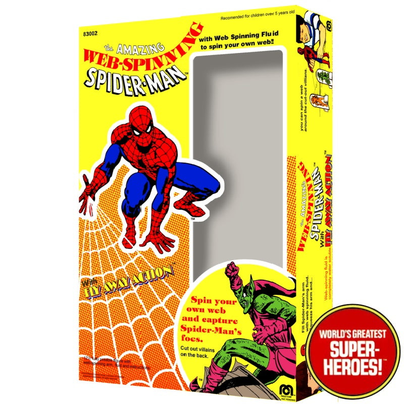 Web-Spinning Spider-Man With Fly Away Action WGSH Retro Box For 12.5” Figure