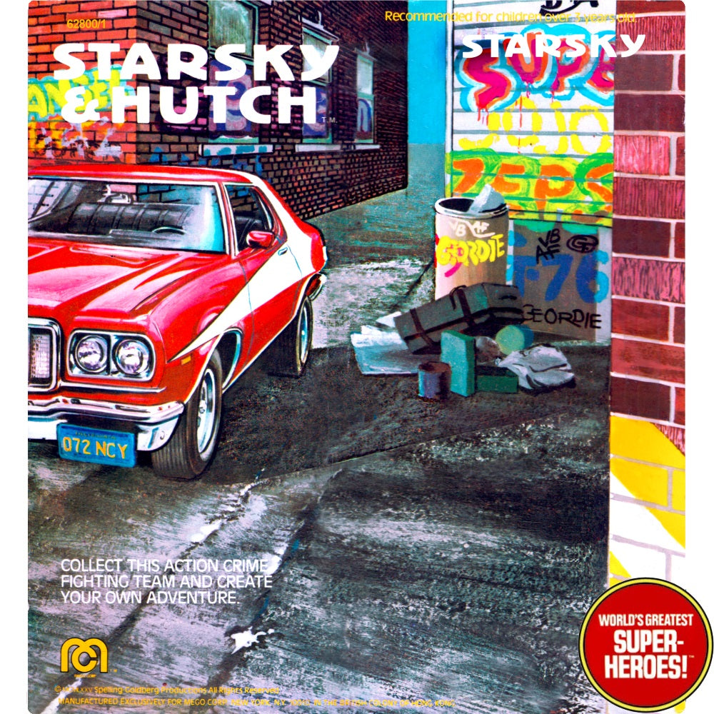 Starsky & Hutch: Starsky Wave 1 Retro Blister Card For 8” Action Figure