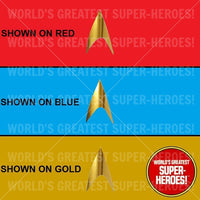Star Trek: Reflective Gold Foil Die Cut Decal Emblem Sticker for 8