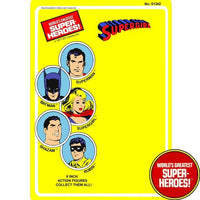 Supergirl 1977 WGSH Custom Blister Card For 8” Action Figure