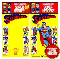 Superman WGSH Retro Kresge Card For 8” Action Figure