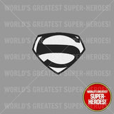 Superman 1952 George Reeves B&W Custom Decal Sticker for WGSH 8" Figure