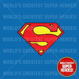 Superman Rare Large Retro Decal Emblem Sticker for WGSH 8" Figure