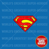 Superman Earth 2 Retro Decal Emblem Sticker for WGSH 8" Figure