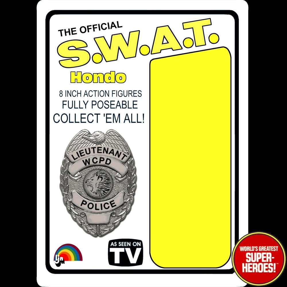 SWAT TV Series: Hondo Custom Blister Card For 8” Action Figure