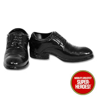 LJN Emergency SWAT Rookies Black shoes Custom for 8 inch Action Figure