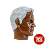 Type S African American Male Head w/ Grey Hair for Custom 8” Action Figure